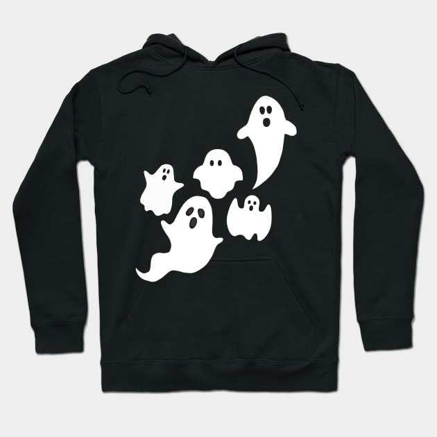Ghosts Halloween 2021 Hoodie by AllPrintsAndArt